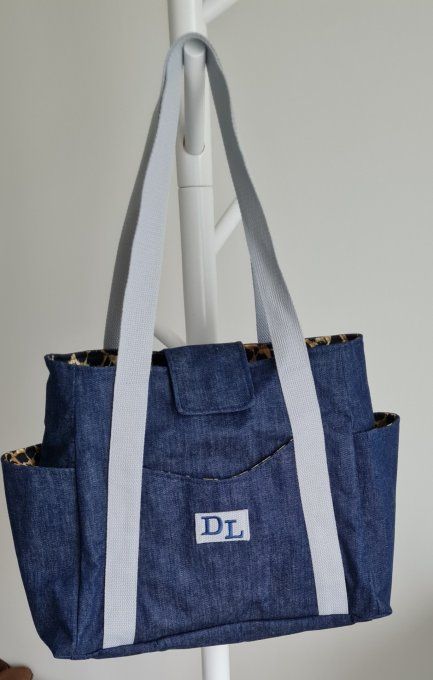 SAC EN TOILE JEAN BLEU