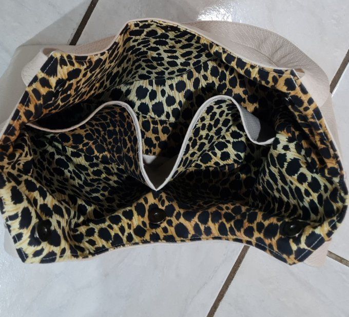 GRAND SAC SIMILI CROCO CAMEL